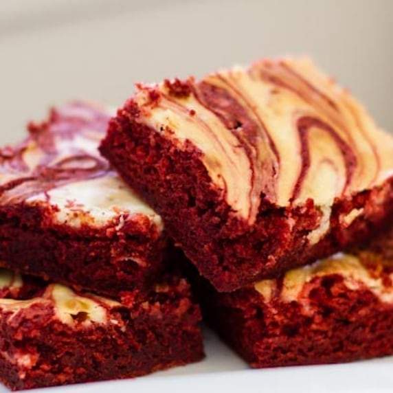 Red Velvet Cheesecake Brownies - LOCAL